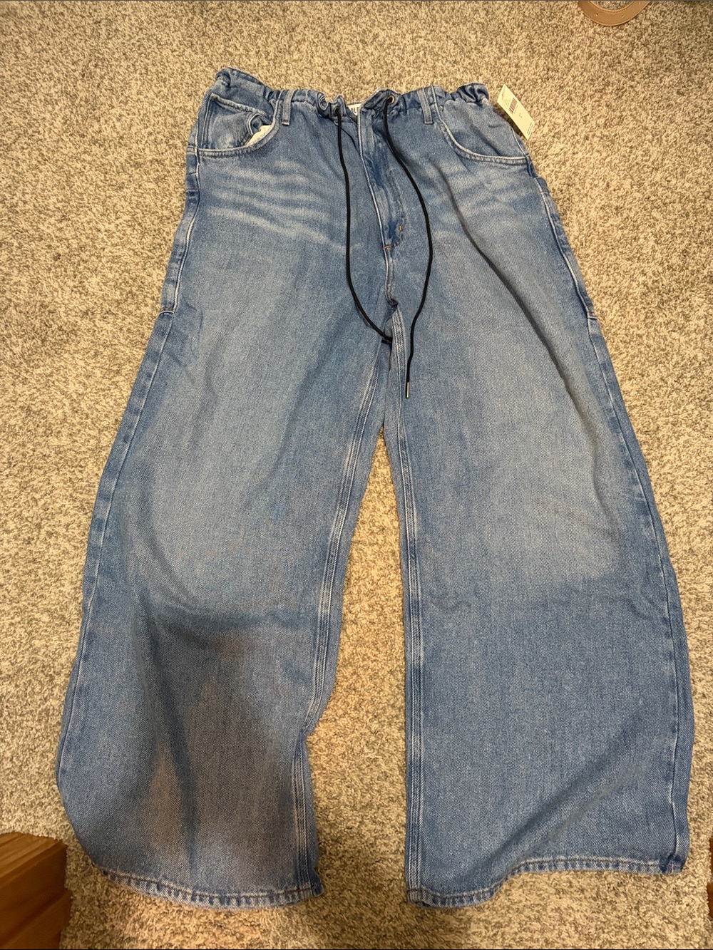 Agolde Shaw tie-waste high rise Jean
